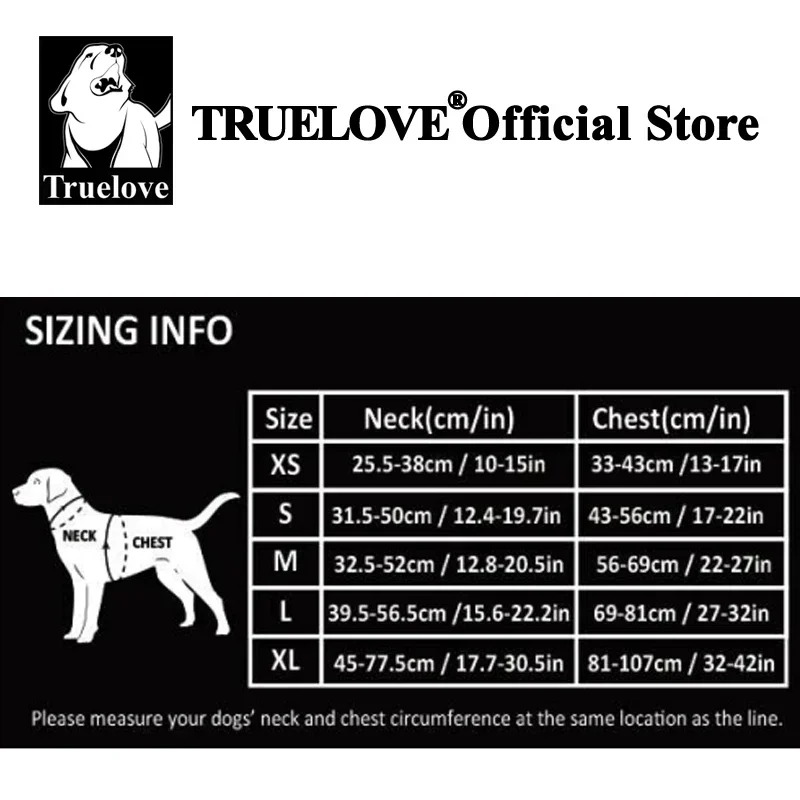 Truelove-Arnés para mascotas con luz LED y soporte de seguimiento, 19 modos, para perros, gatos, muy recomendado para uso en exteriores, TLH6771 - imagen 4