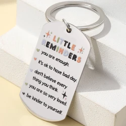 Llavero "Eres suficiente" para amantes de mascotas