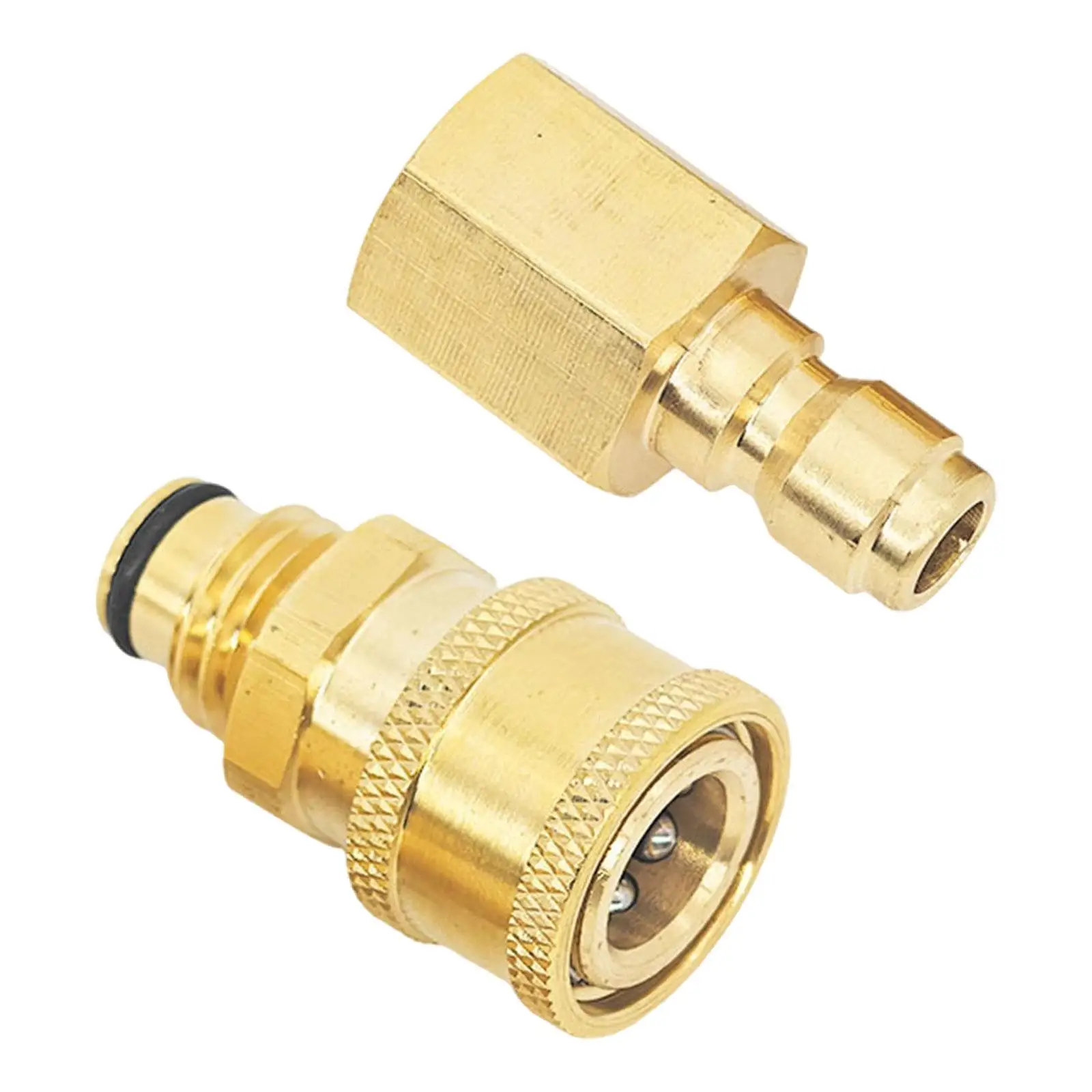 Pressure Washer Adapter Wear Resistant Copper Coupler Quick Connect Fitting Replace Easy Installation Pressure Washer Coupling