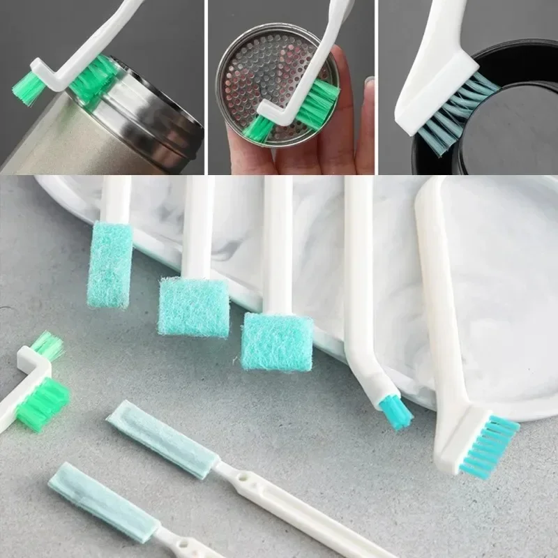 5/8 piezas portátil espacio limpio cepillo pequeño estrecho taza de lavado de cocina botella de leche para bebé cepillo para pezones juegos de herramientas de limpieza del hogar - imagen 5