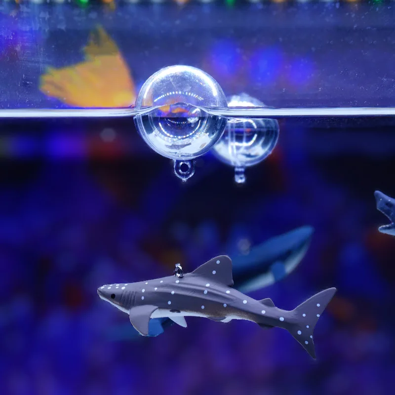 Figura decorativa de tiburón flotante para pecera – adorno vivo - imagen 2