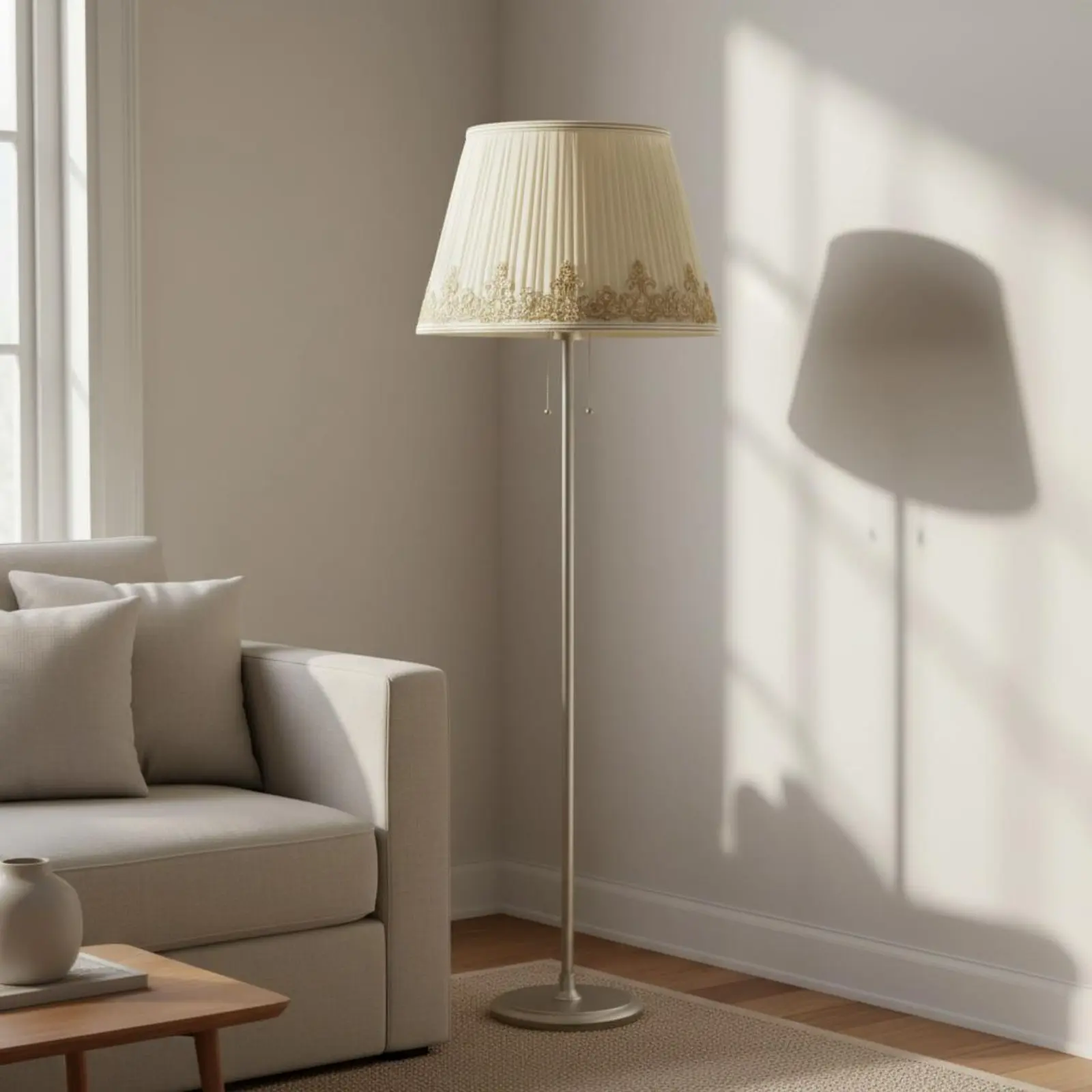 Pantalla de lámpara con luz cálida para mesa – Decorativa y táctil - imagen 3