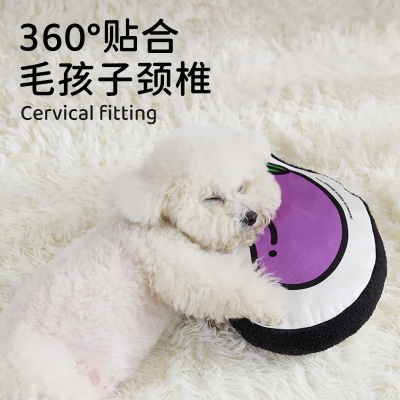 Almohada estampada de verduras y frutas para perros, juguete de tela, cojín, juguete para gatos, autohi para aliviar el aburrimiento, juguetes para perros que acompañan - imagen 2