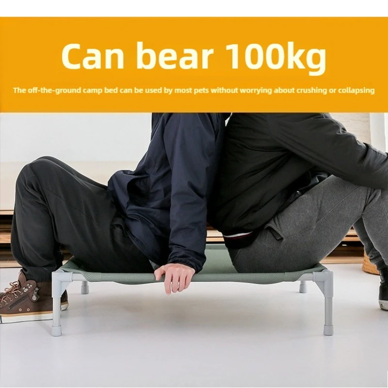 Cama de campamento extraíble para perros, cama de marcha transpirable para cachorros, marco de Metal estable, camas cómodas para perros y gatos, camas elevadas para mascotas - imagen 5