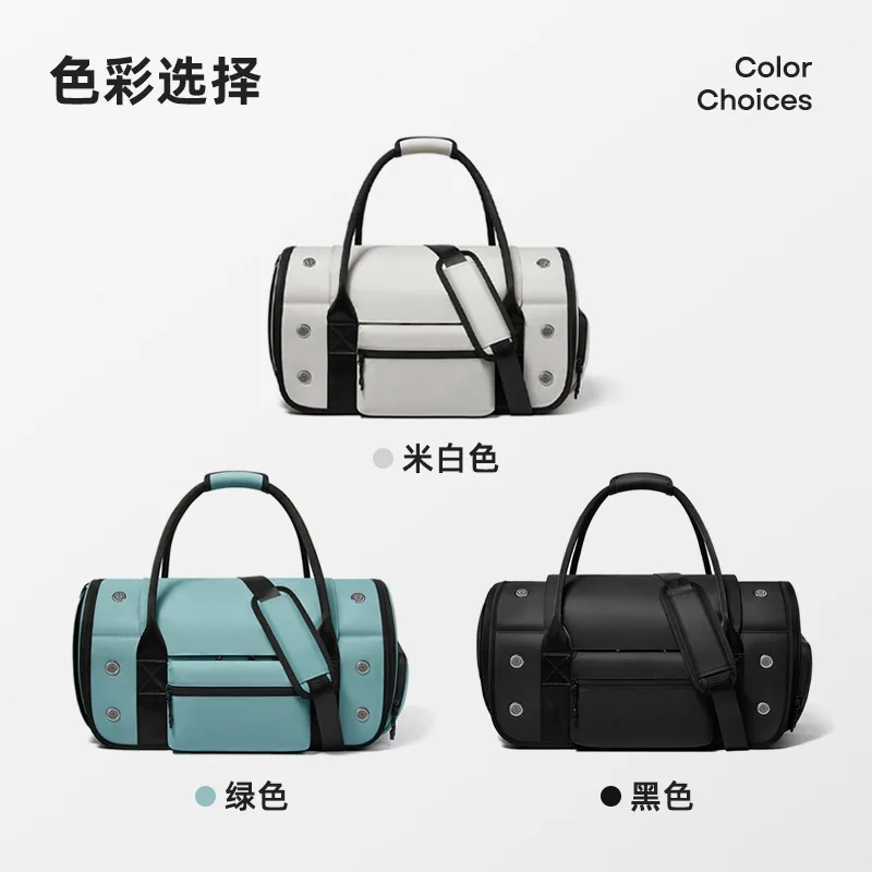 Bolsa de transporte para gatos gran capacidad transpirable bandolera - imagen 5