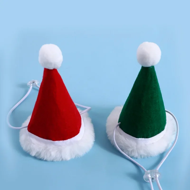Sombrero de cumpleaños para mascotas, tocado de Navidad, accesorios para el cabello para vacaciones de perros y gatos, suministros para fiestas para mascotas - imagen 2