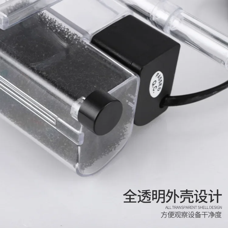 Filtro externo fino para pecera, bomba de filtro de cascada para acuario, colgante de pared para pecera - imagen 4