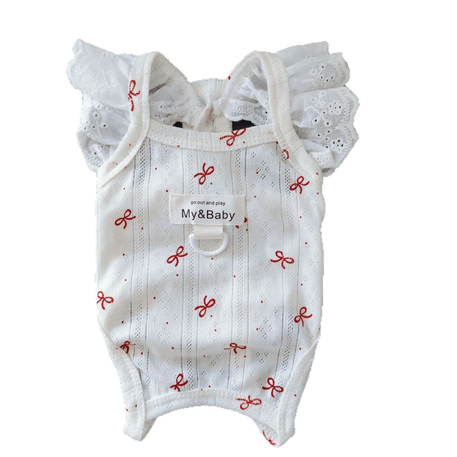 Pijama floral para gatos – Protección ventral, patas y comodidad - imagen 2