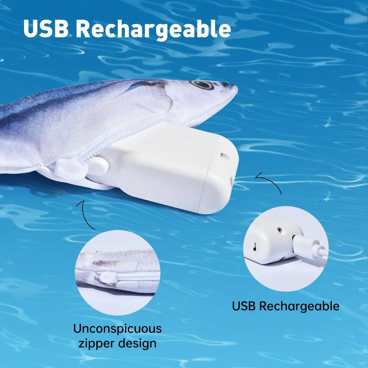 Juguete pez interactivo para gatos – estimula y reduce el aburrimiento - imagen 3