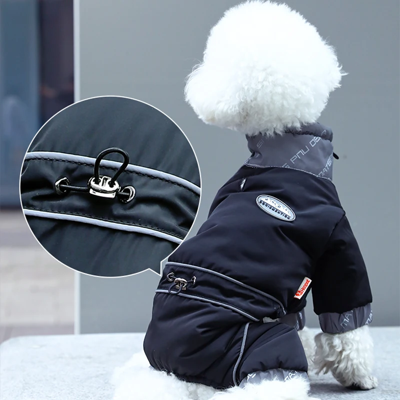 HOOPET-ropa de invierno para mascotas, chaqueta cálida para cachorros, abrigo reflectante para perros pequeños y medianos, Chihuahua, Yorkies, suministros para mascotas - imagen 5