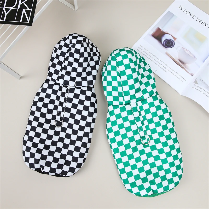 Chaqueta cálida con capucha de algodón para mascotas, abrigo para perros pequeños y medianos, ropa para Bulldog Francés, Pug, traje para Chihuahua, traje para cachorro y gato - imagen 4