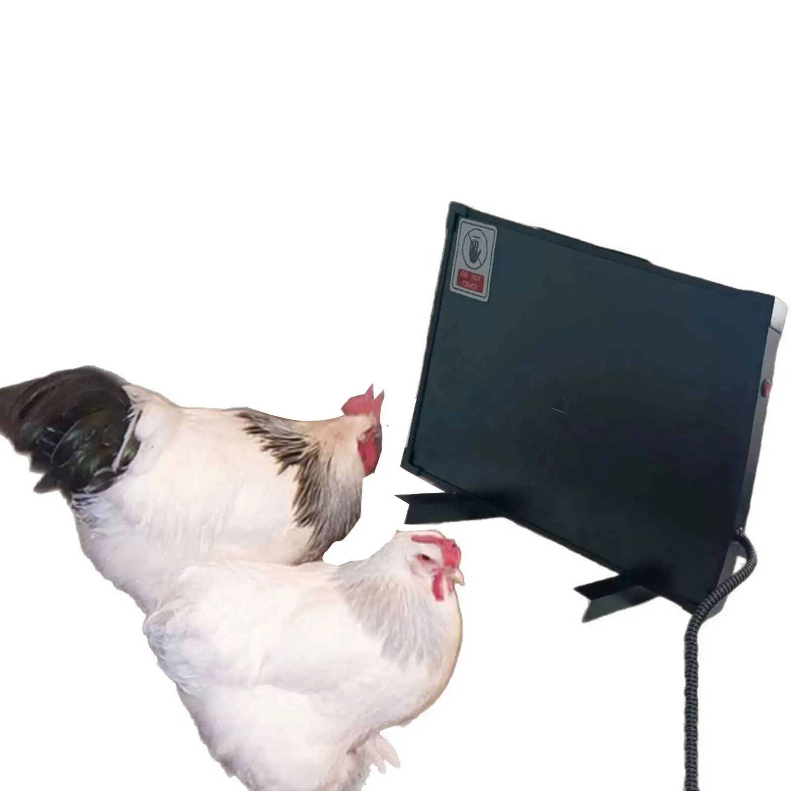 Calentador de chocadeira para pollitos, equipo de placa calefactora para cría de pollos, dispositivo de calentamiento compacto para mascotas interiores y exteriores