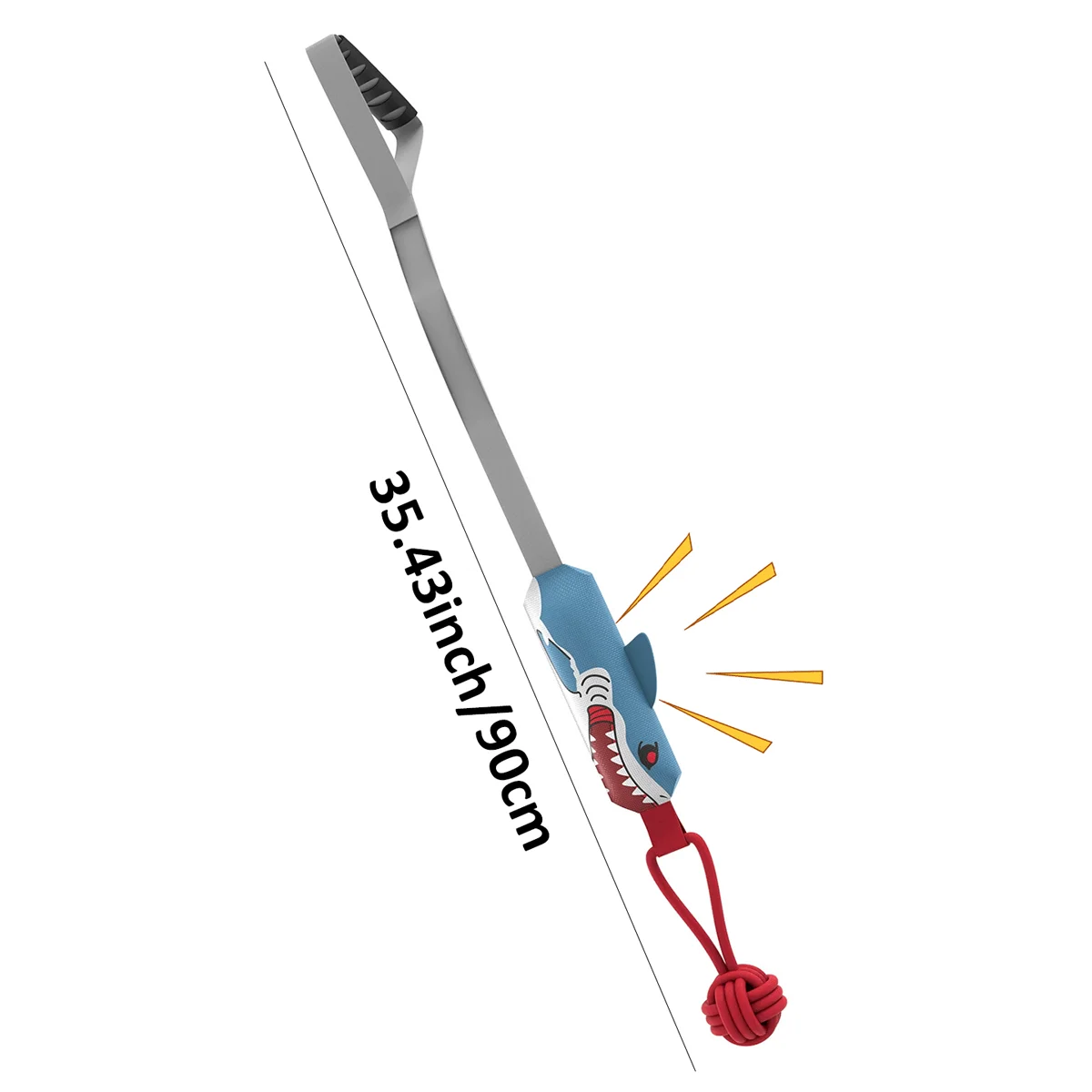 Juguete interactivo para tirar de nudos al aire libre para perros, juego de ejercicio masticable, cuerda para tirar de tocones de árboles divertidos, efecto de sonido - imagen 5