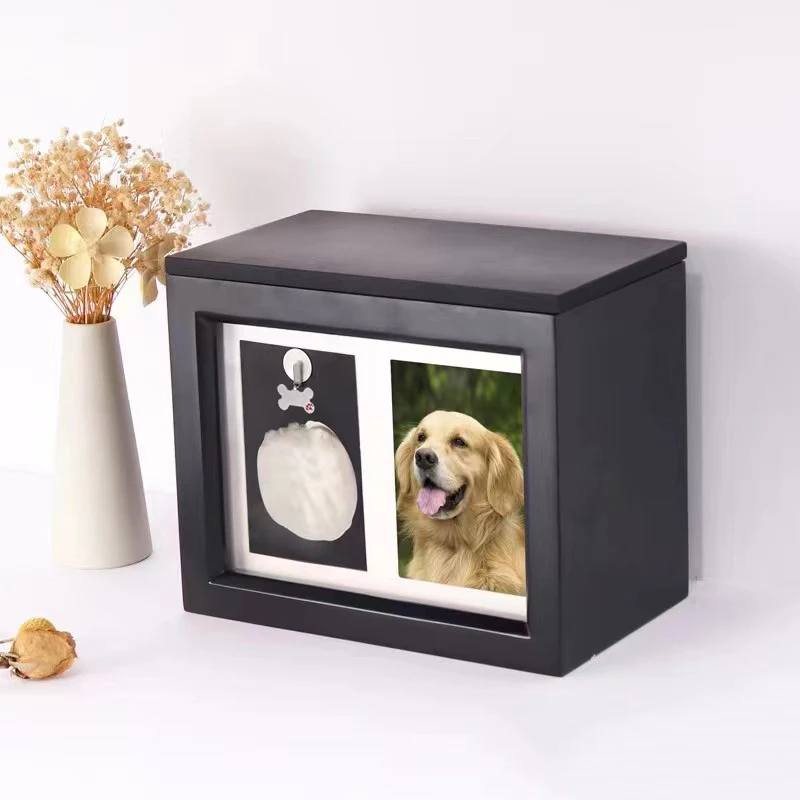 Urnas creativas de madera para mascotas para cenizas, urna pequeña para mascotas, funeraria, ataúd único para mascotas, ceniza de animales