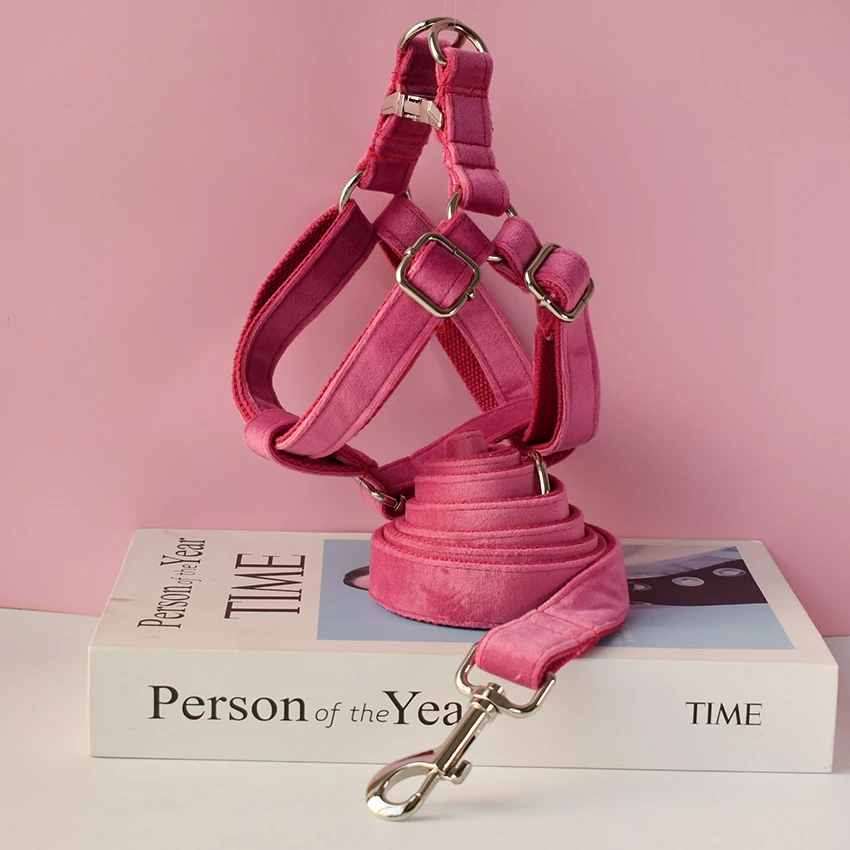 Collar de perro con correa para caminar, cuerda de entrenamiento para mascotas, suave y duradera, uso para Golden Retriever, Alaskan Malamute, franela 23 - imagen 5