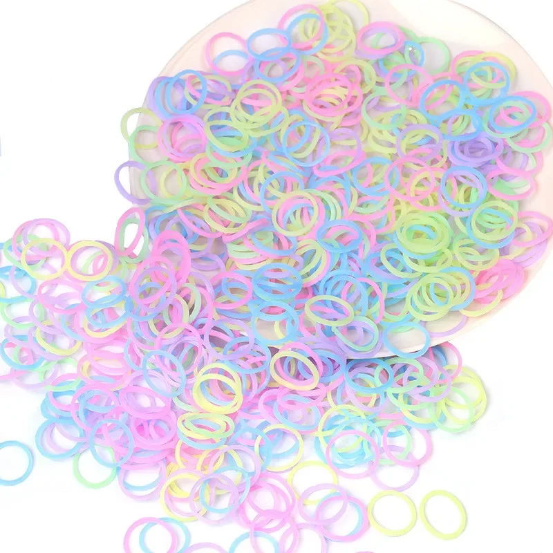 500 Uds. Banda de goma elástica colorida para mascotas, accesorios para el cuidado de perros, producto para el cabello de perro, horquilla, accesorio para el cabello - imagen 3