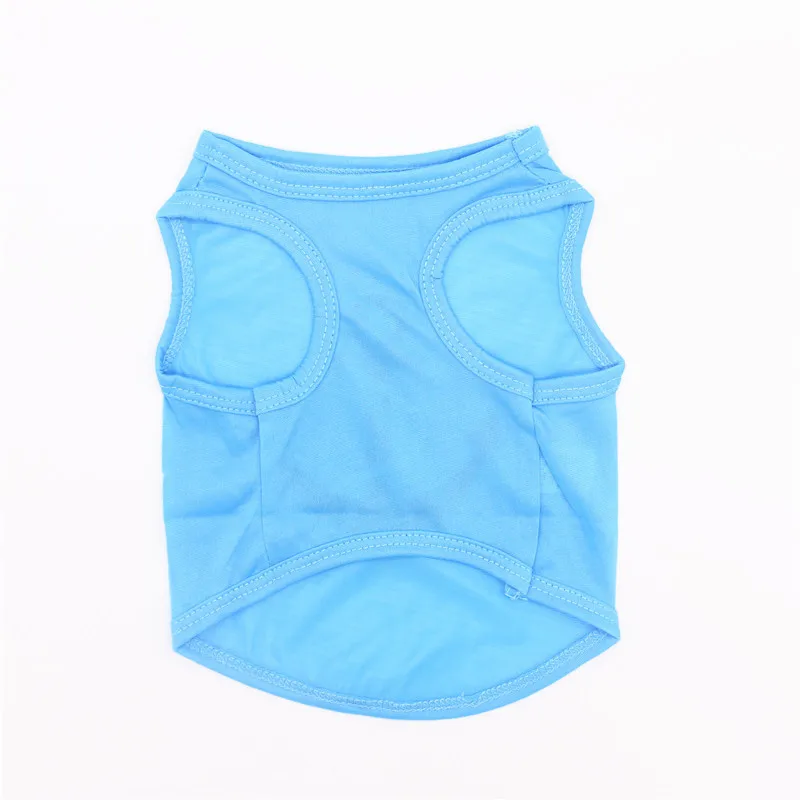 Ropa de verano para mascotas, chaleco con estampado sólido para cachorros y gatos, pijamas transpirables y frescos para gatitos, ropa persa Sphynx, ropa para gatos - imagen 4