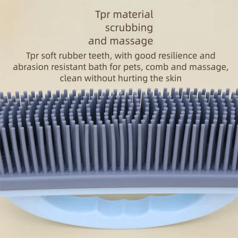 Cepillo de goma para quitar el pelo de mascotas, cepillo para quitar el pelo de perros y gatos, eliminador de pelusas y desechos de silicona para limpieza, aseo, hogar - imagen 5