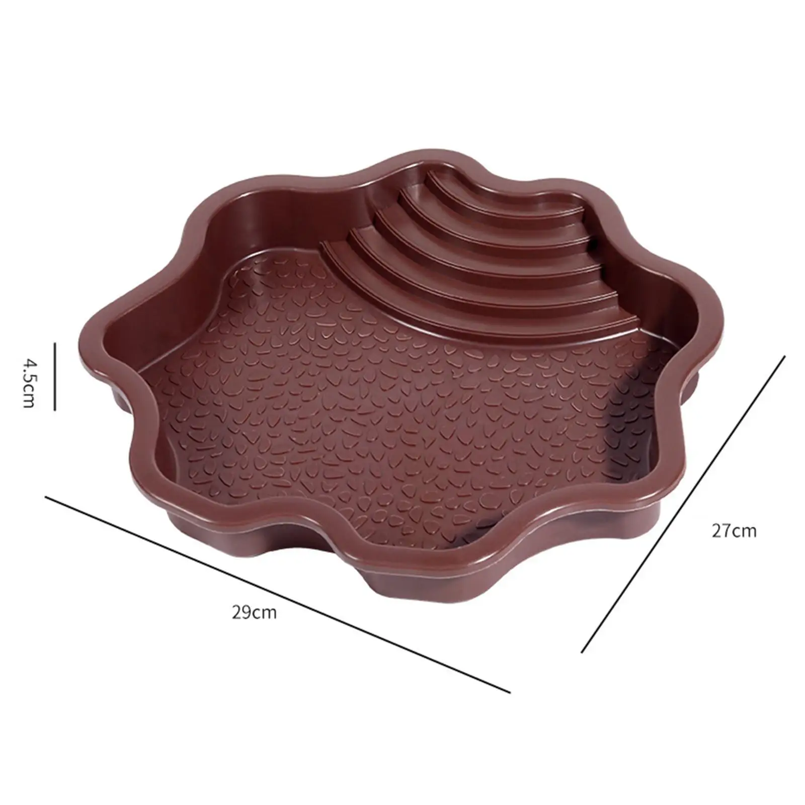 Reptile Water Bowl Reptile Water Dish for Bearded Dragons Gecko Pet Supplies