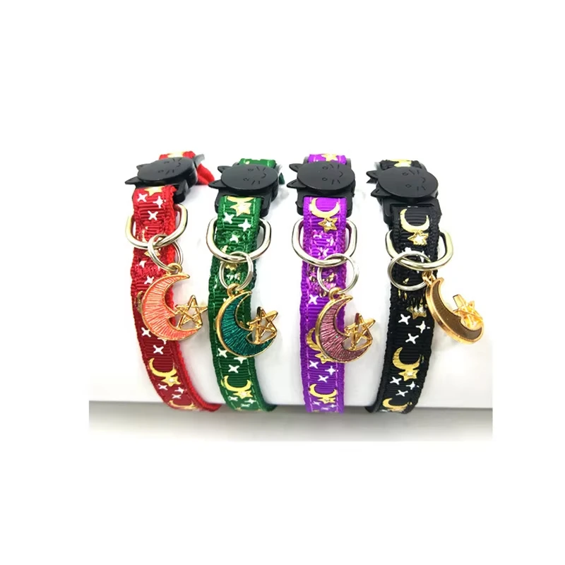 Collar ajustable para gatos con estampado luminoso, bonito Collar para mascotas para gatos, perros pequeños, Collar de lujo para gatitos, Collar para cachorros, accesorios para gatos - imagen 5
