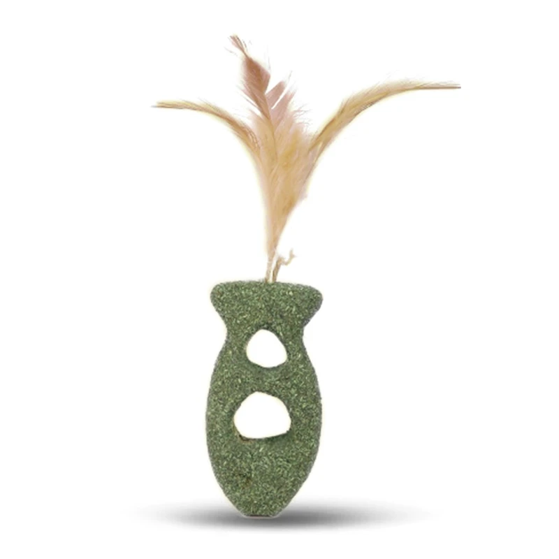 Juguete de hierba gatera para gato, bolas comestibles, bonito ratón, Bola de pescado en forma de golosinas naturales - imagen 4