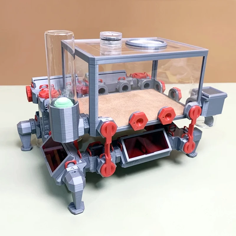 Castillo de Luna de granja de hormigas acrílicas 3D, nido de hormigas de hormigón a base de yeso, perrera de hormigas grandes, taller de antill para mascotas con casa de hormigas de Arena - imagen 2