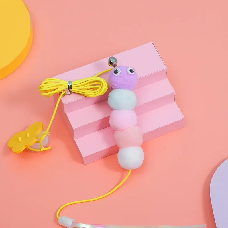 Juguetes interactivos ajustables para mascotas, cuerda resistente a las mordeduras, Columpio de puerta colgante, palo divertido para gatos, productos para mascotas, suministros para gatitos - imagen 5