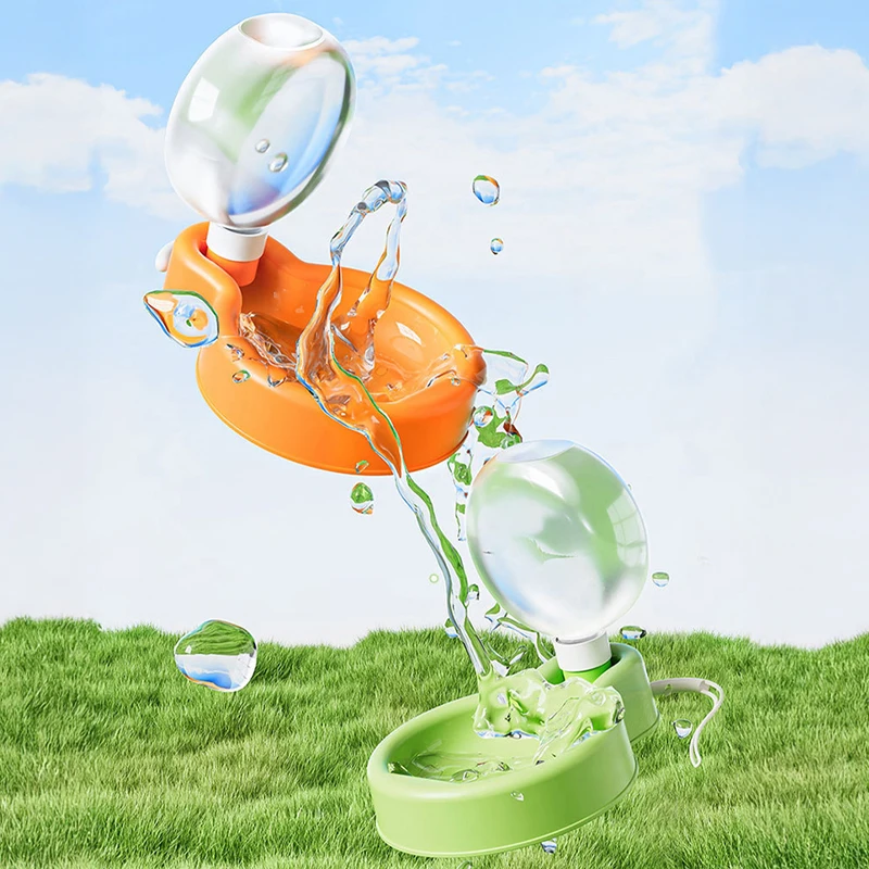 Botella de agua portátil para perros y gatos, tazón para beber para mascotas, dispensador de agua plegable para cachorros, accesorios para perros, 350/500ml - imagen 2