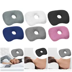 Almohada lavable para Piercing en la oreja, Protector de almohada para dormir de felpa con orificio para la oreja para mujeres, hombres, hogar y dormitorio