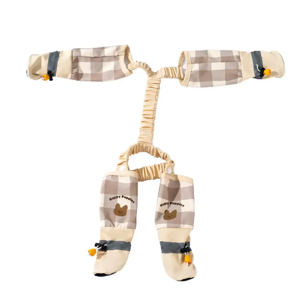 Leggings reflectantes para botas de perro, pantalones impermeables a prueba de polvo, protección completa ajustable para piernas, ropa para salir de mascotas - imagen 2