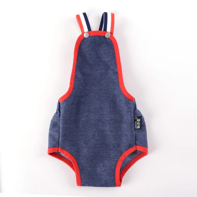 Pantalones cortos de mezclilla de lunares para perros pequeños y medianos, bragas fisiológicas para Chihuahua Pinscher, accesorios de ropa interior para mascotas - imagen 4