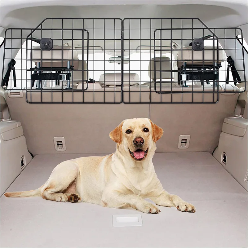 Valla de puerta de aislamiento de coche para perros y mascotas, red de aislamiento de coche, productos para mascotas - imagen 2