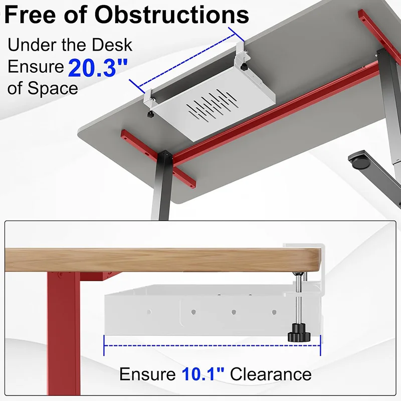 Estante metalico para escritorio - sin perforaciones gatos y perros - imagen 3
