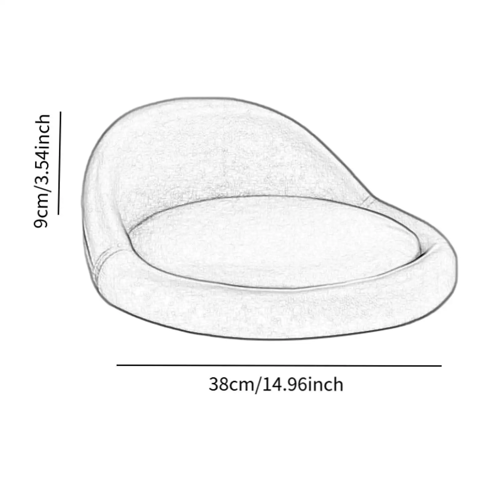 Round Kitchen Stool with Low Backrest for Comfortable Seating