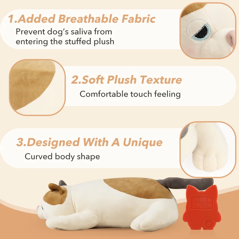Almohada con latido antiansiedad para gatos Ragdoll – Felpa suave - imagen 3