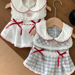 Vestido de peluche para perros pequeños y gatos – Estilo Retro primavera