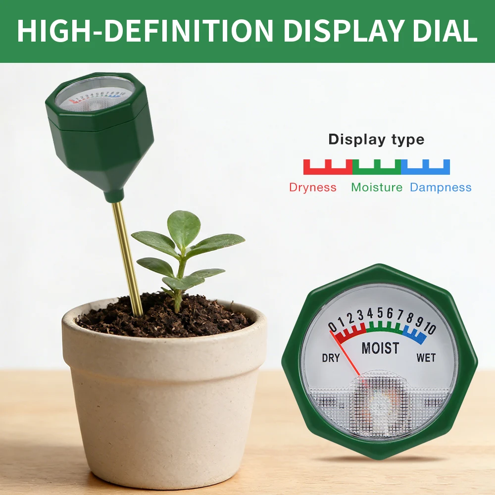 Medidor de Humedad del Suelo Portatil 1-10 para Plantas en Casa - imagen 2