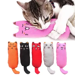 Juguete peluche para gatos con hierba gatera y sonido crujiente