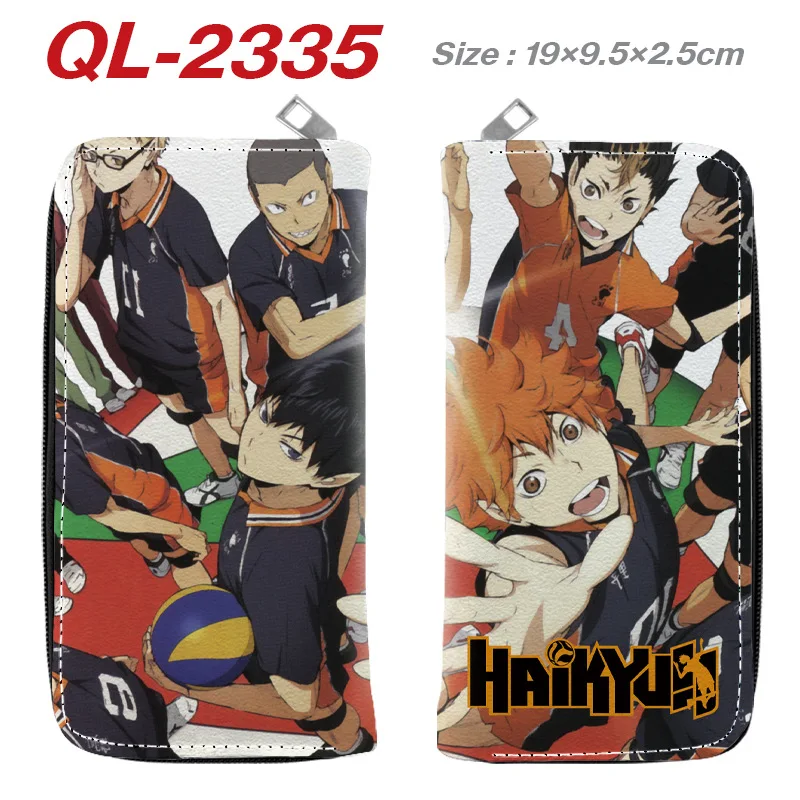 Haikyuu Cartera larga para dueños de gatos y perros – Tarjetero PU - imagen 5