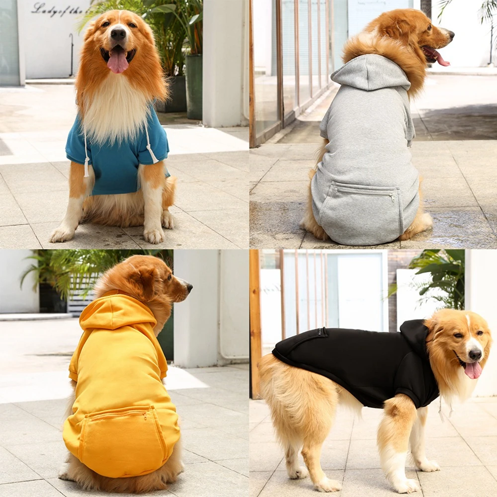 Sudaderas con capucha para perros, sudadera para cachorros, suéter suave y cálido, ropa con capucha de invierno para perros pequeños, medianos y grandes, gatos - imagen 4