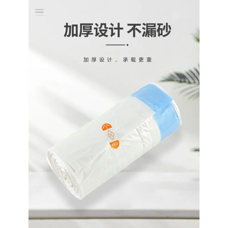 Caja de basura original para gatos, 1 rodillo, 20 bolsas para Hmpet, caja de arena automática para gatos, suministros para mascotas - imagen 2