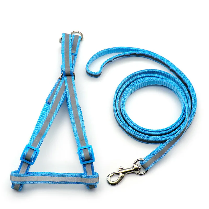 Correa reflectante Estilo Chaleco para perro, arnés de pecho para mascotas, traje para perros pequeños, gatitos y gatos, accesorios de seguridad, 11 colores - imagen 5