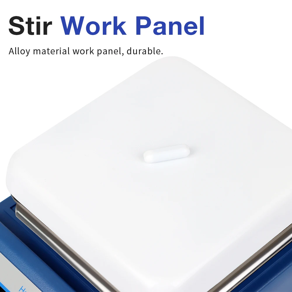 Agitador magnético Digital LCD, máquina mezcladora de líquidos de 5L, ajuste de 200-2000rpm, mezclador magnético, agitador de placa calefactora para laboratorio - imagen 4