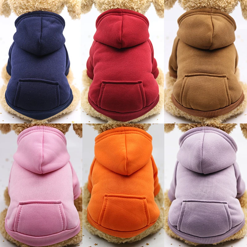 Sudadera con capucha barata para perros, ropa cálida de invierno para perros pequeños y medianos, abrigo de Bulldog Francés, chaqueta para cachorros y gatos, disfraz para mascotas Chihuahua Yorkie - imagen 3