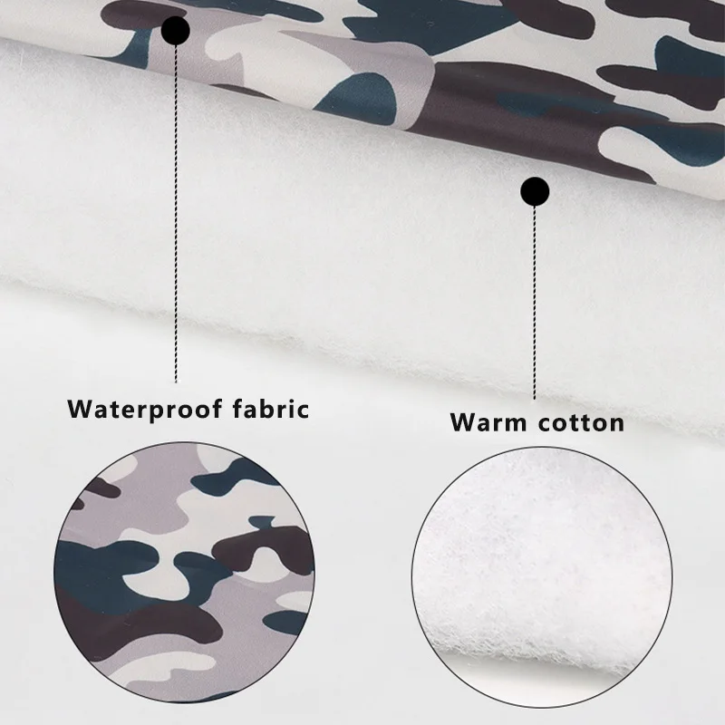 Chaqueta cálida de invierno para perros grandes, mono impermeable para perros grandes, ropa, abrigo Labrador Doberman, ropa para perros medianos y grandes - imagen 4