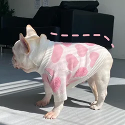 Jersey de punto cálido y suave para perros y gatos