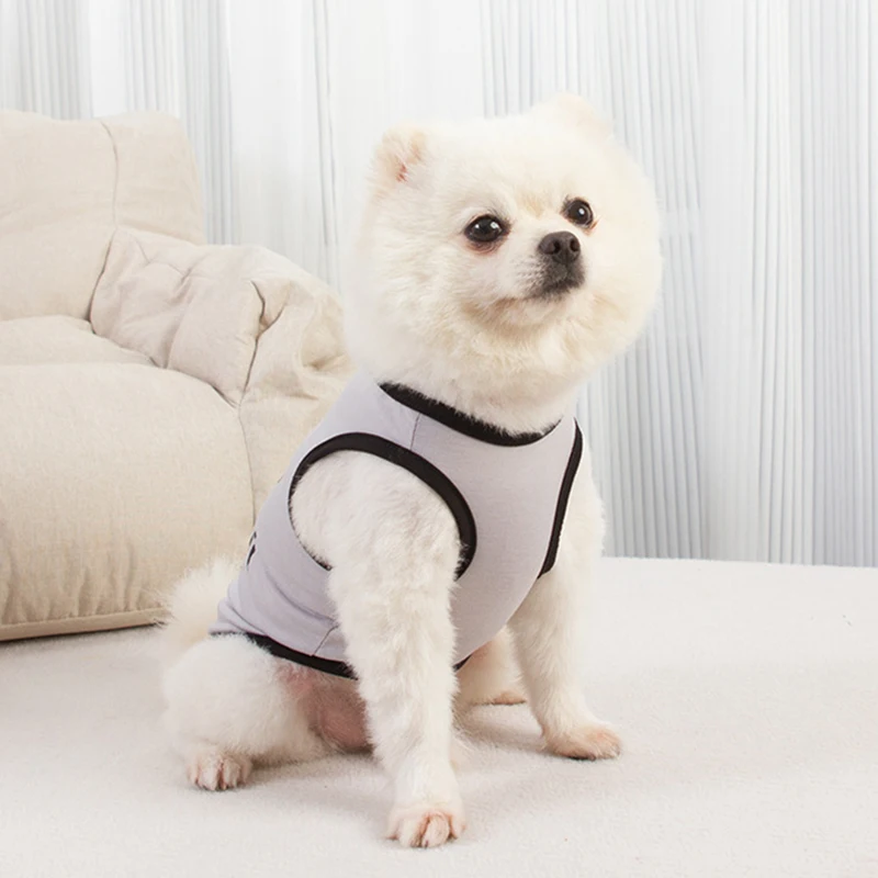 Chaleco de algodón para cachorros y perros, camisa con estampado de letras, ropa para mascotas para perros pequeños, Chihuahua Pinscher, camisas de Yorkshire, ropa para mascotas - imagen 4