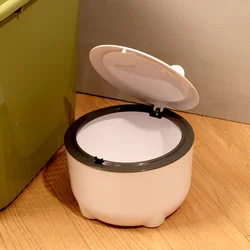 Cubo con tapa para basura y arena de gatos - desodorizantes para perros
