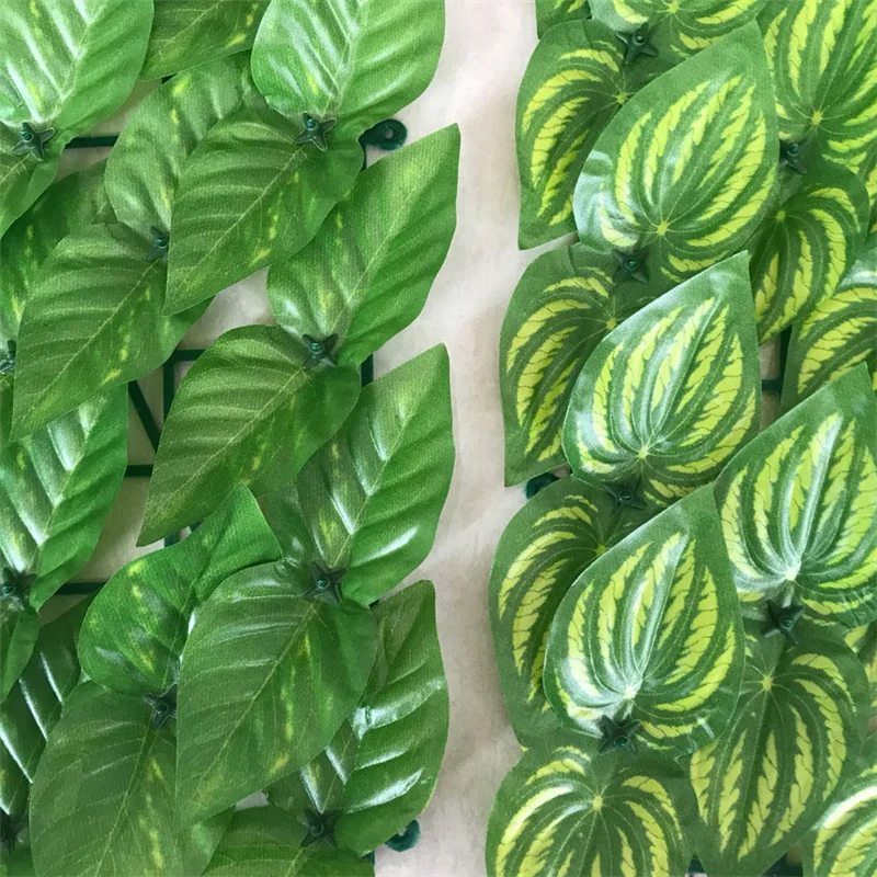 50X200 ซม.ประดิษฐ์ Ivy Hedge สีเขียวใบแผงรั้ว Faux รั้วความเป็นส่วนตัวหน้าจอสําหรับบ้านสวนกลางแจ้งตกแต่งระเบียง 1X3m - imagen 5