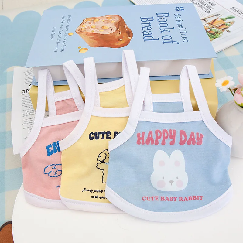 Chaleco bonito de verano para perros, ropa transpirable para mascotas para perros pequeños y medianos, camiseta fina para cachorros, ropa para Chihuahua Yorkie, suministros para mascotas - imagen 2